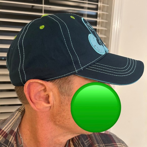 Disney Cruise Line Minnie Mouse All Aboard Navy Blue Baseball Cap Hat Adjustable - Picture 2 of 7